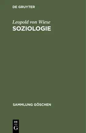 Wiese |  Soziologie | eBook | Sack Fachmedien