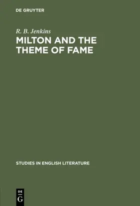 Jenkins |  Milton and the theme of fame | eBook | Sack Fachmedien