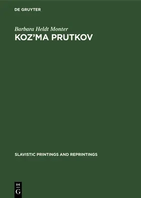 Monter |  Koz'ma Prutkov | eBook | Sack Fachmedien