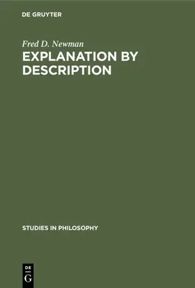 Newman |  Explanation by description | eBook | Sack Fachmedien