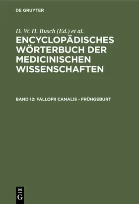 Busch / Graefe / Hufeland |  Fallopii Canalis - Frühgeburt | eBook | Sack Fachmedien