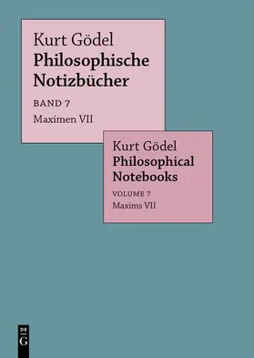 Gödel / Engelen |  Maximen VII / Maxims VII | Buch |  Sack Fachmedien