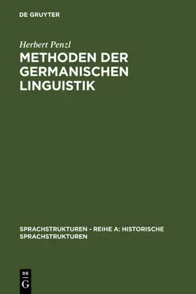 Penzl |  Methoden der germanischen Linguistik | eBook | Sack Fachmedien