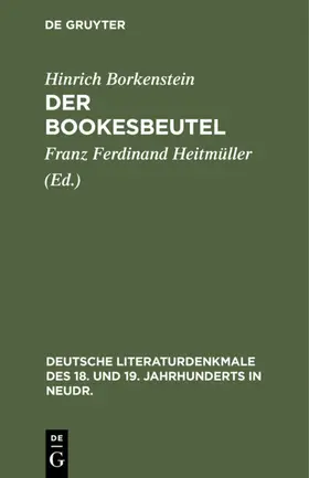 Borkenstein / Heitmüller |  Der Bookesbeutel | eBook | Sack Fachmedien