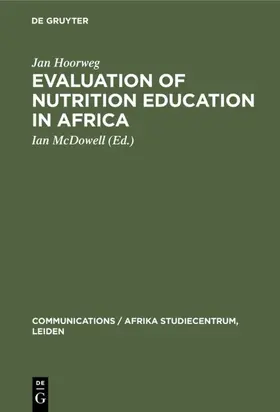 Hoorweg / McDowell |  Evaluation of Nutrition Education in Africa | eBook | Sack Fachmedien