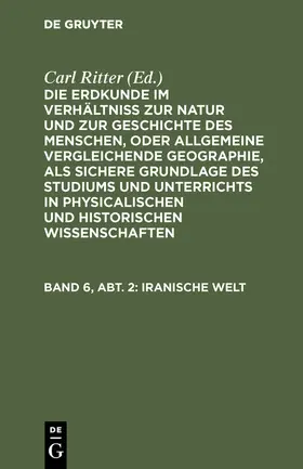 Ritter |  Die Erdkunde von Asien / Ritter, Carl | eBook | Sack Fachmedien