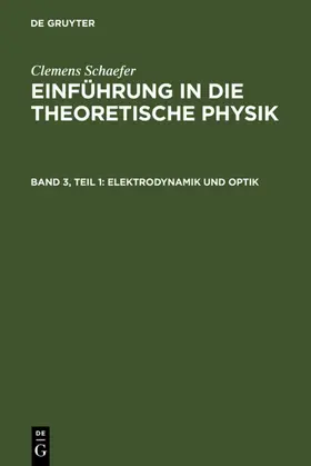 Schaefer | Elektrodynamik und Optik | E-Book | sack.de