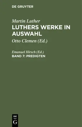 Hirsch | Predigten | E-Book | sack.de