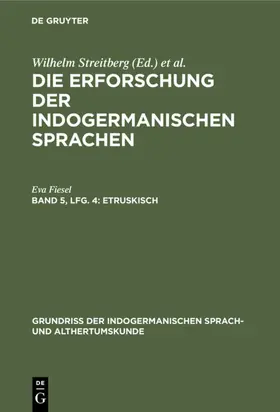 Fiesel |  Etruskisch | eBook | Sack Fachmedien