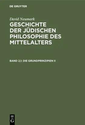 Neumark |  Die Grundprinzipien II | eBook | Sack Fachmedien