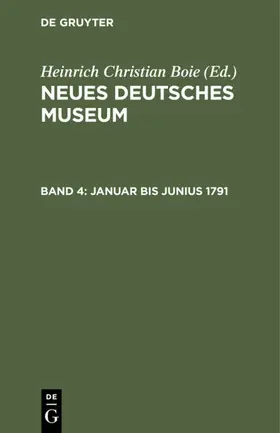 Boie |  Januar bis Junius 1791 | eBook | Sack Fachmedien