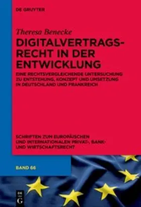 Benecke | Digitalvertragsrecht in der Entwicklung | E-Book | www2.sack.de