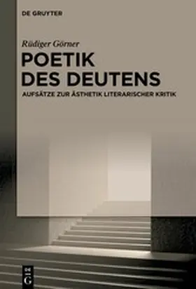 Görner | Poetik des Deutens | E-Book | www2.sack.de