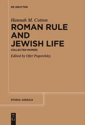 Cotton / Pogorelsky |  Roman Rule and Jewish Life | Buch |  Sack Fachmedien