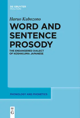 Kubozono | Word and Sentence Prosody | Buch | 978-3-11-152315-6 | sack.de