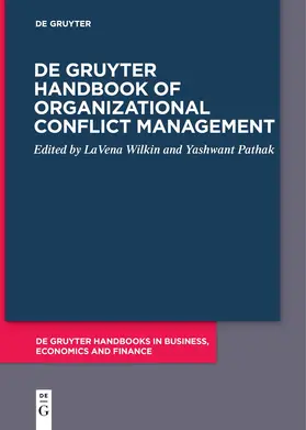 Pathak / Wilkin |  De Gruyter Handbook of Organizational Conflict Management | Buch |  Sack Fachmedien