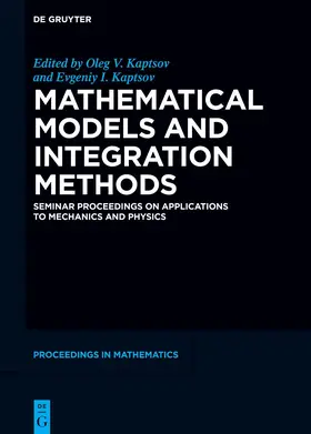 Kaptsov | Mathematical Models and Integration Methods | E-Book | sack.de