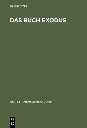  Das Buch Exodus | eBook | Sack Fachmedien