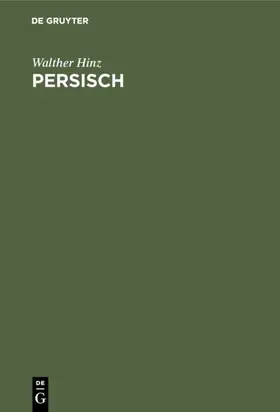 Hinz |  Persisch | eBook | Sack Fachmedien