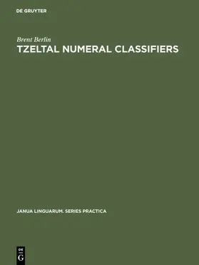 Berlin |  Tzeltal numeral classifiers | eBook | Sack Fachmedien