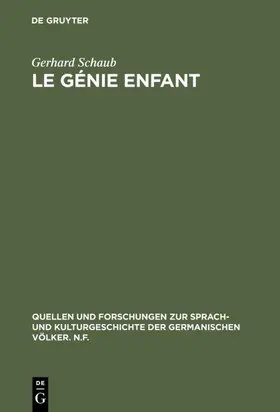 Schaub |  Le génie enfant | eBook | Sack Fachmedien