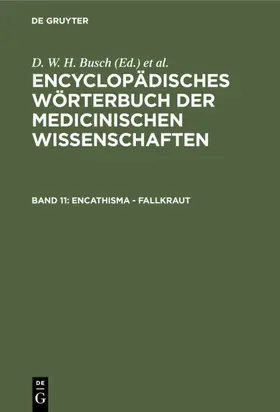 Busch / Gräfe / Hufeland |  Encathisma - Fallkraut | eBook | Sack Fachmedien