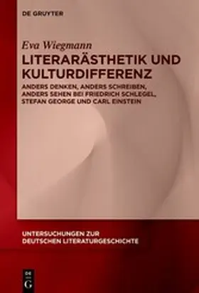 Wiegmann |  Literarästhetik und Kulturdifferenz | eBook | Sack Fachmedien