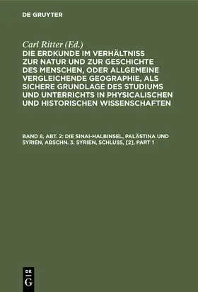Ritter |  Die Erdkunde von Asien / Ritter, Carl | eBook | Sack Fachmedien