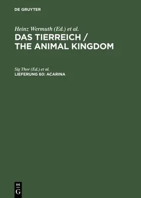 Thor / Schulze / Wermuth |  Acarina | eBook | Sack Fachmedien