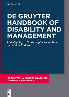 Beatty / Kulkarni / Hennekam |  De Gruyter Handbook of Disability and Management | Buch |  Sack Fachmedien