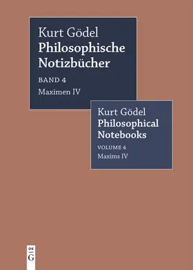 Gödel / Engelen |  Maximen IV / Maxims IV | Buch |  Sack Fachmedien