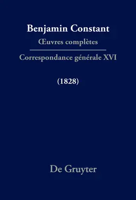 Courtney / Rowe / Triaire |  Correspondance générale 1828 | eBook | Sack Fachmedien