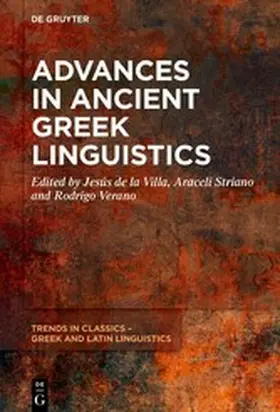 de la Villa / Striano / Verano |  Advances in Ancient Greek Linguistics | eBook | Sack Fachmedien