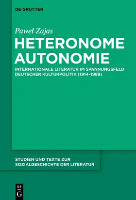 Zajas | Heteronome Autonomie | Buch | 978-3-11-166937-3 | www2.sack.de