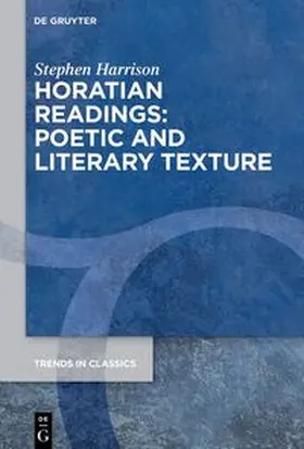 Harrison |  Horatian Readings: Poetic and Literary Texture | eBook | Sack Fachmedien