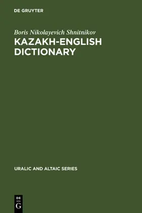 Shnitnikov |  Kazakh-English dictionary | eBook | Sack Fachmedien