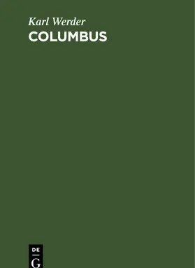 Werder |  Columbus | eBook | Sack Fachmedien