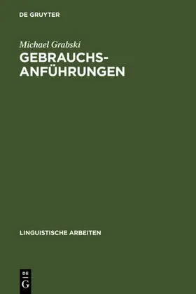 Grabski |  Gebrauchsanführungen | eBook | Sack Fachmedien