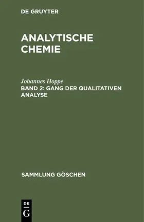 Hoppe |  Gang der qualitativen Analyse | eBook | Sack Fachmedien