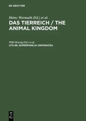 Hennig / Haas |  Superfamilia Unionacea | eBook | Sack Fachmedien