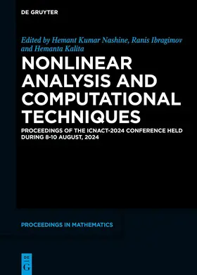 Kumar Nashine / Ibragimov / Kalita |  Nonlinear Analysis and Computational Techniques | eBook | Sack Fachmedien