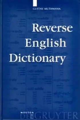 Muthmann |  Reverse English Dictionary | Buch |  Sack Fachmedien