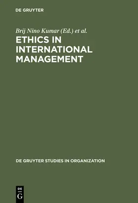 Kumar / Steinmann |  Ethics in International Management | Buch |  Sack Fachmedien