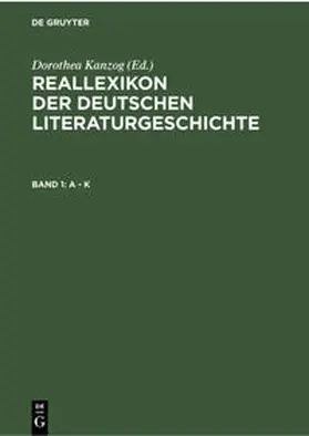 Kanzog / Merker / Masser |  A - K | Buch |  Sack Fachmedien