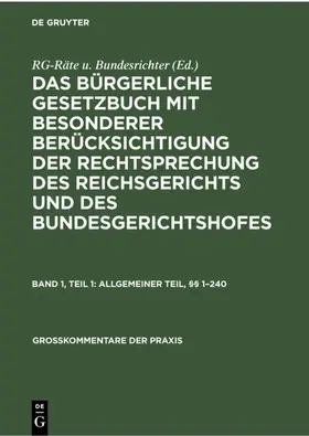  Allgemeiner Teil, §§ 1-240 | Buch |  Sack Fachmedien