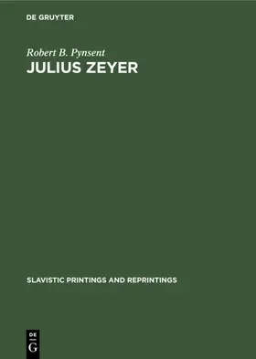 Pynsent |  Julius Zeyer | Buch |  Sack Fachmedien