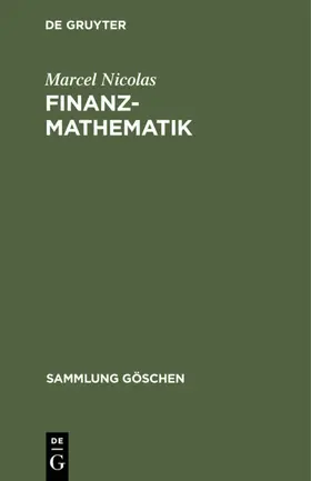 Nicolas |  Finanzmathematik | Buch |  Sack Fachmedien