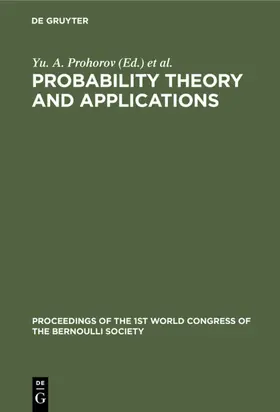  Probability Theory and Applications | eBook | Sack Fachmedien