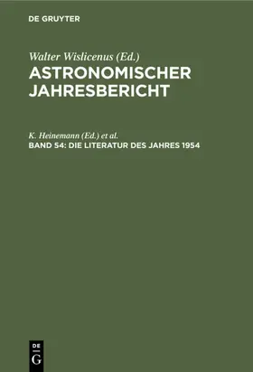 Heinemann / Henn / Lohmann |  Die Literatur des Jahres 1954 | eBook | Sack Fachmedien