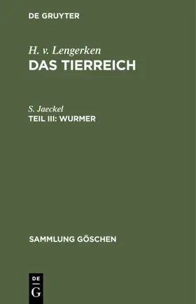 Jaeckel / Lengerken |  Wurmer | eBook | Sack Fachmedien